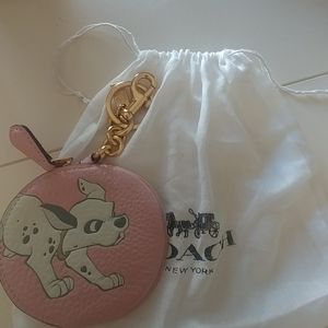 Coach/Disney colab coin purse with Dalmatian